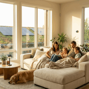 Comfortable Interior After Window Replacement